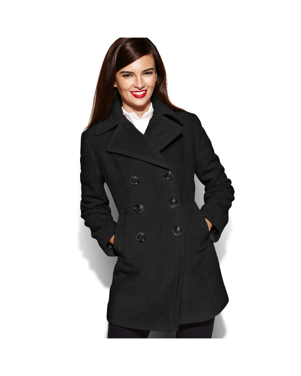 Wool Coat Kenneth Cole Reaction Coats Kenneth Cole Double Breasted