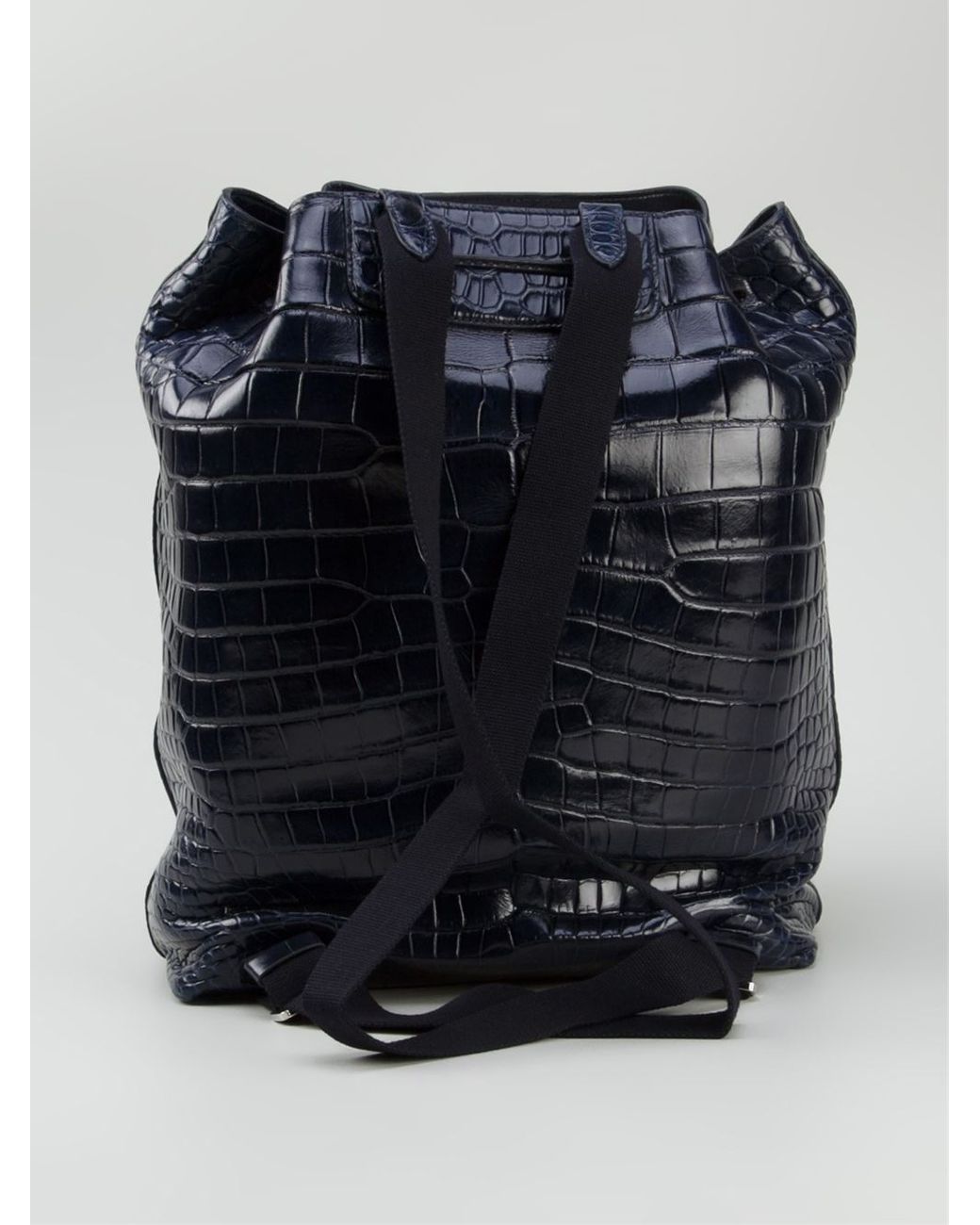 The Row Alligator Backpack in Black