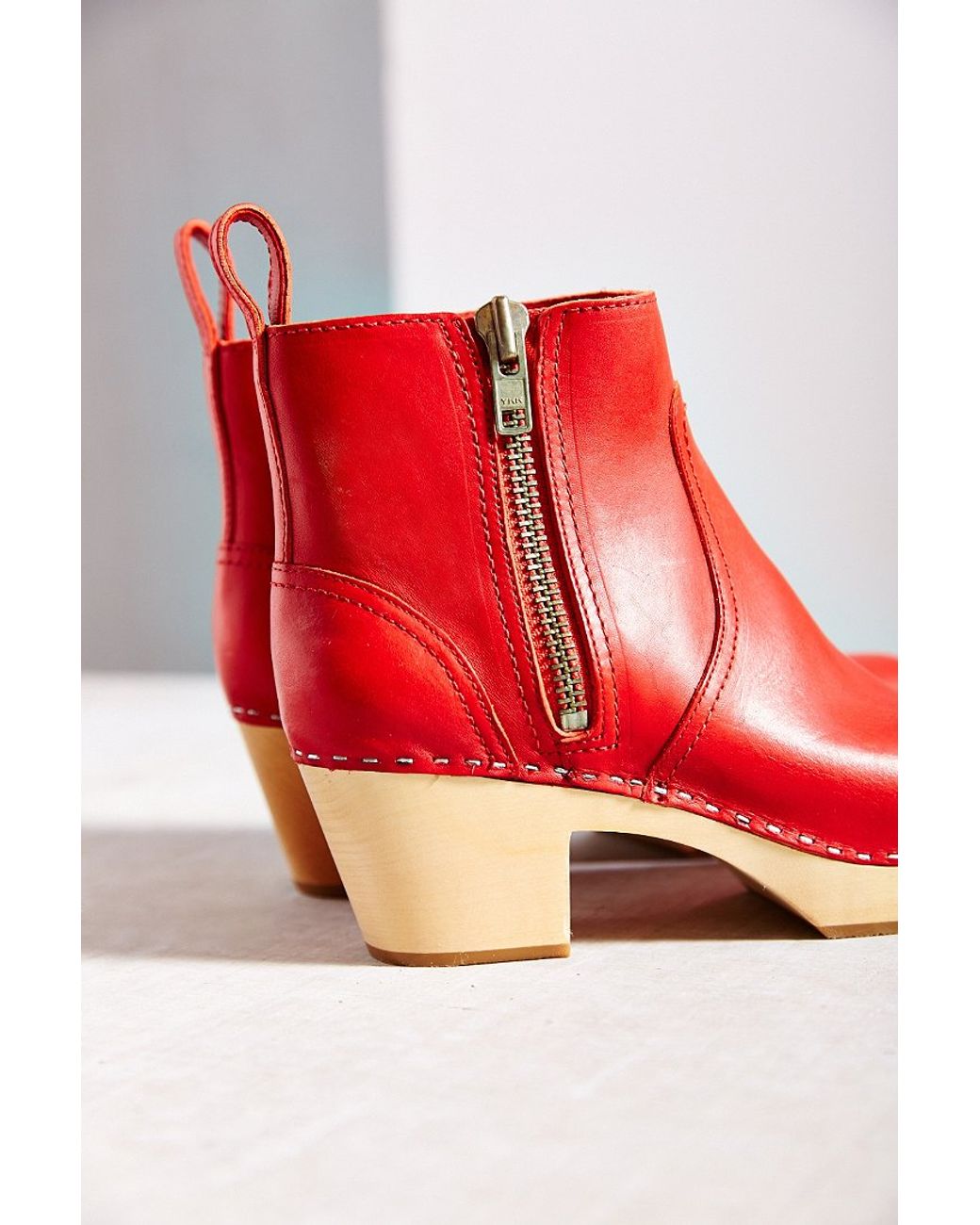 Swedish Hasbeens Zip It Emy Ankle Boot 
