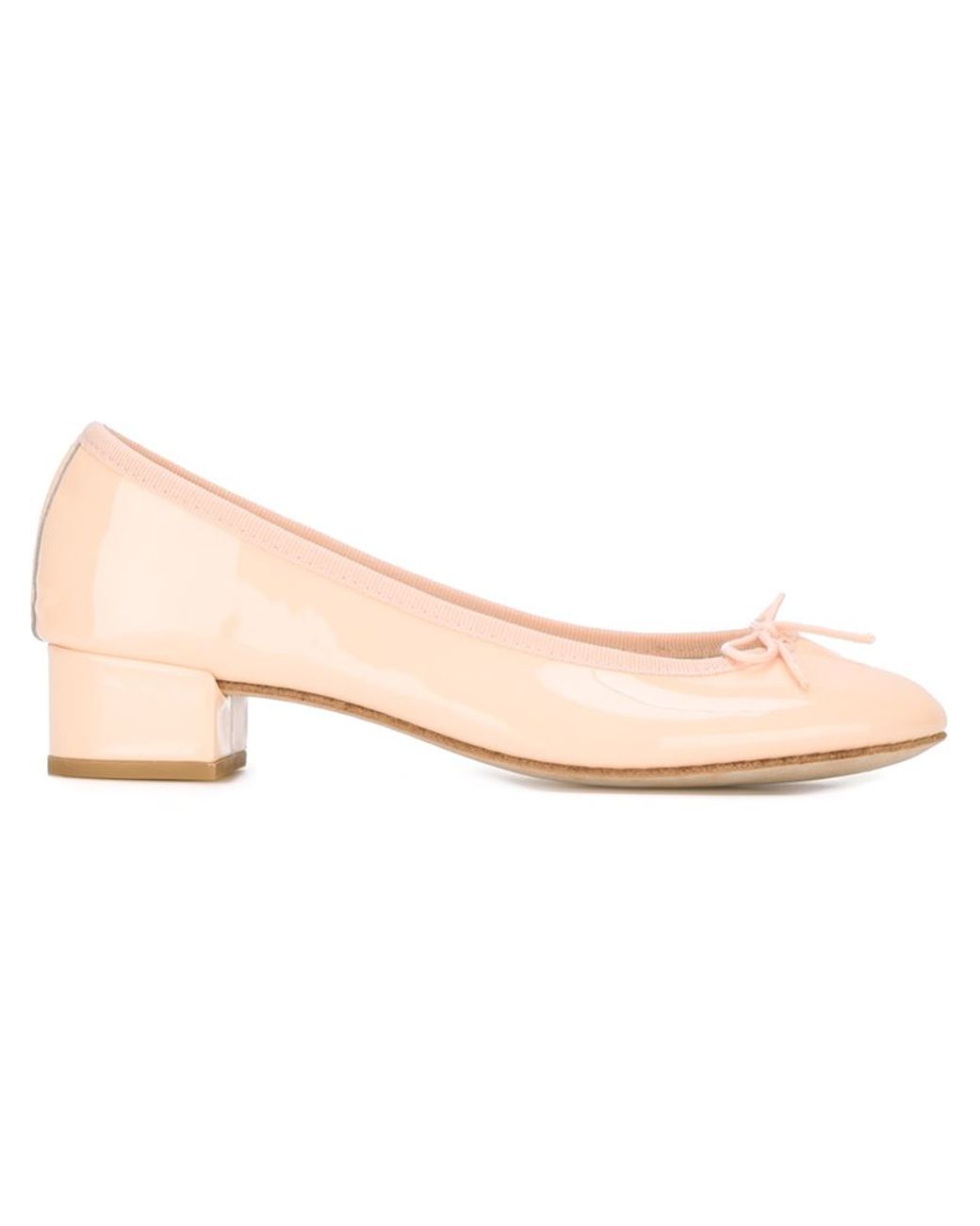 Repetto 'camille' Ballerinas in Natural | Lyst