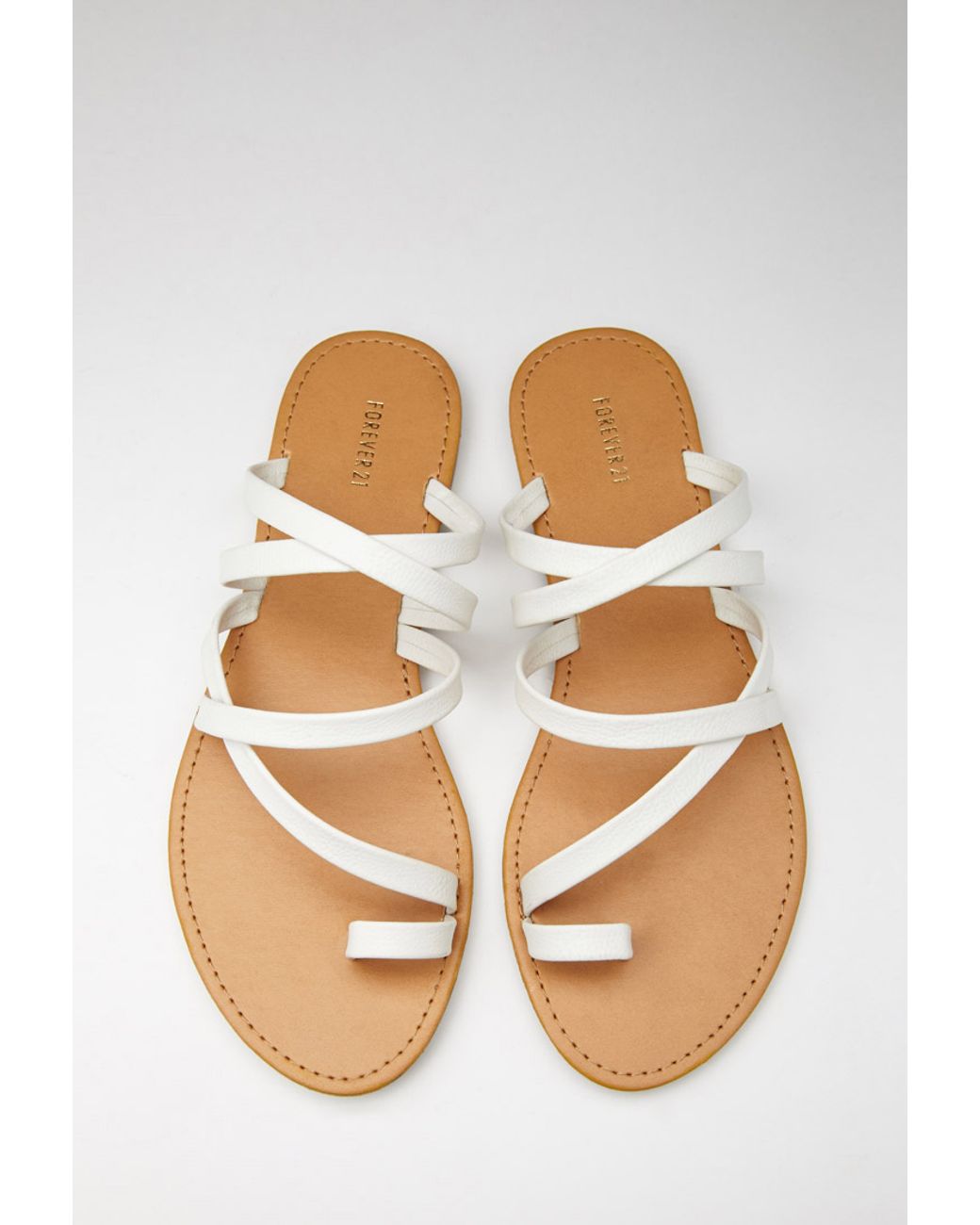 Forever 21 Strappy Toe-loop Sandals in 