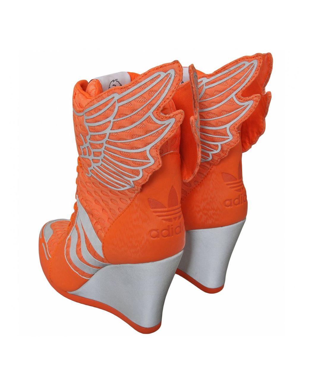 Jeremy Scott for adidas Athletic Wings Wedge Orange | Lyst UK