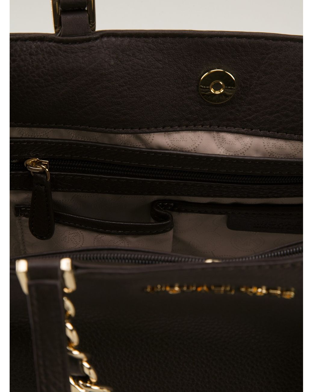 michael kors tote with chain handles