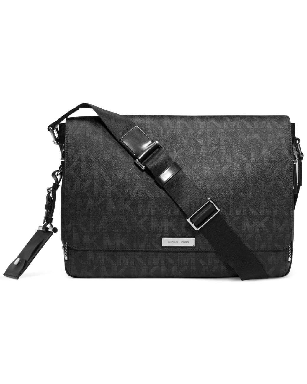 Michael Kors Jet Set Large Messenger Bag in Black for Men Lyst