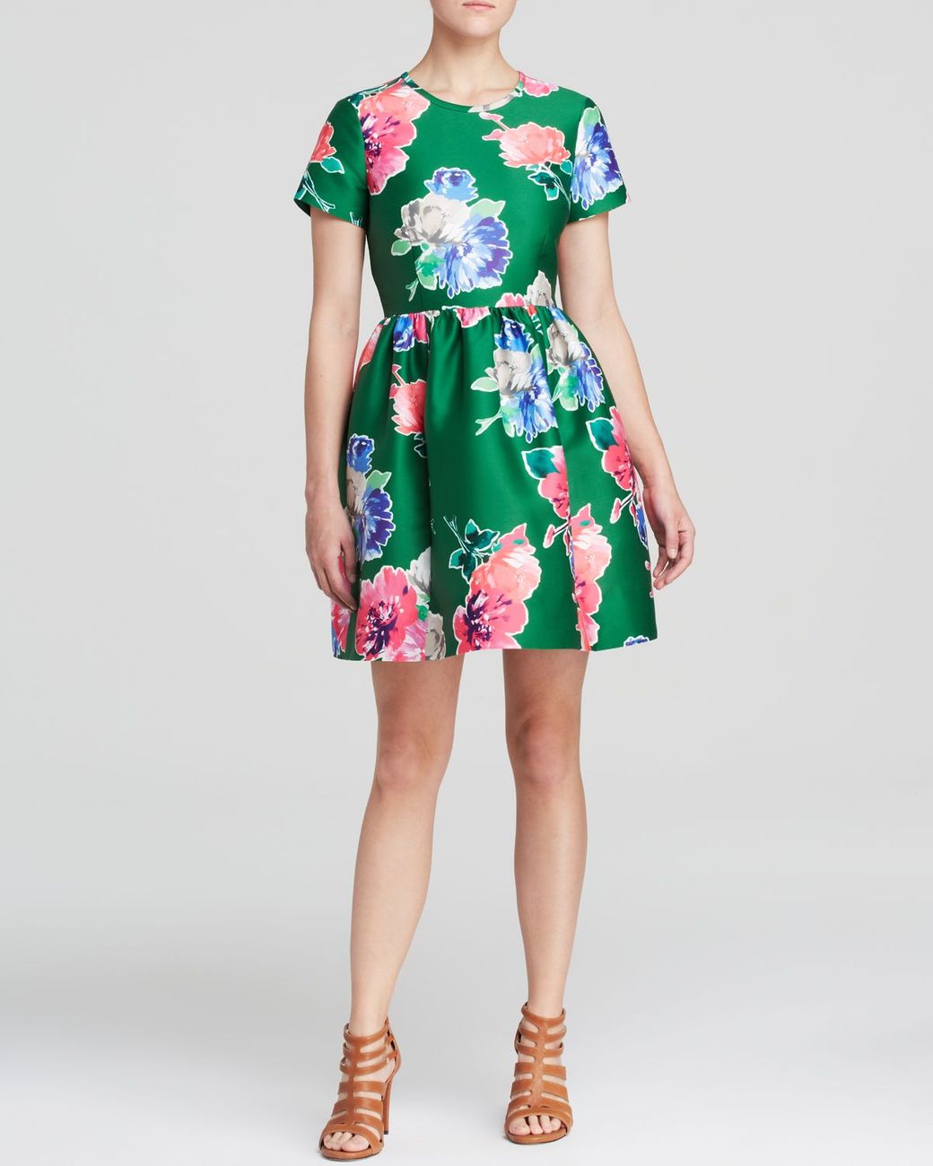 kate spade green dress Kate Spade Green Checked Gingham Bodega Mini Dress Size US 6 main image 1