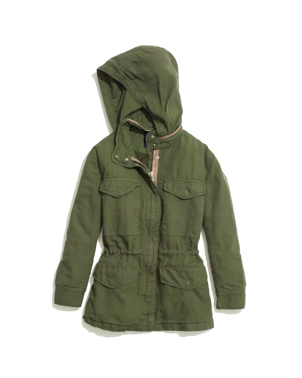 Madewell Military Anorak in Green Lyst