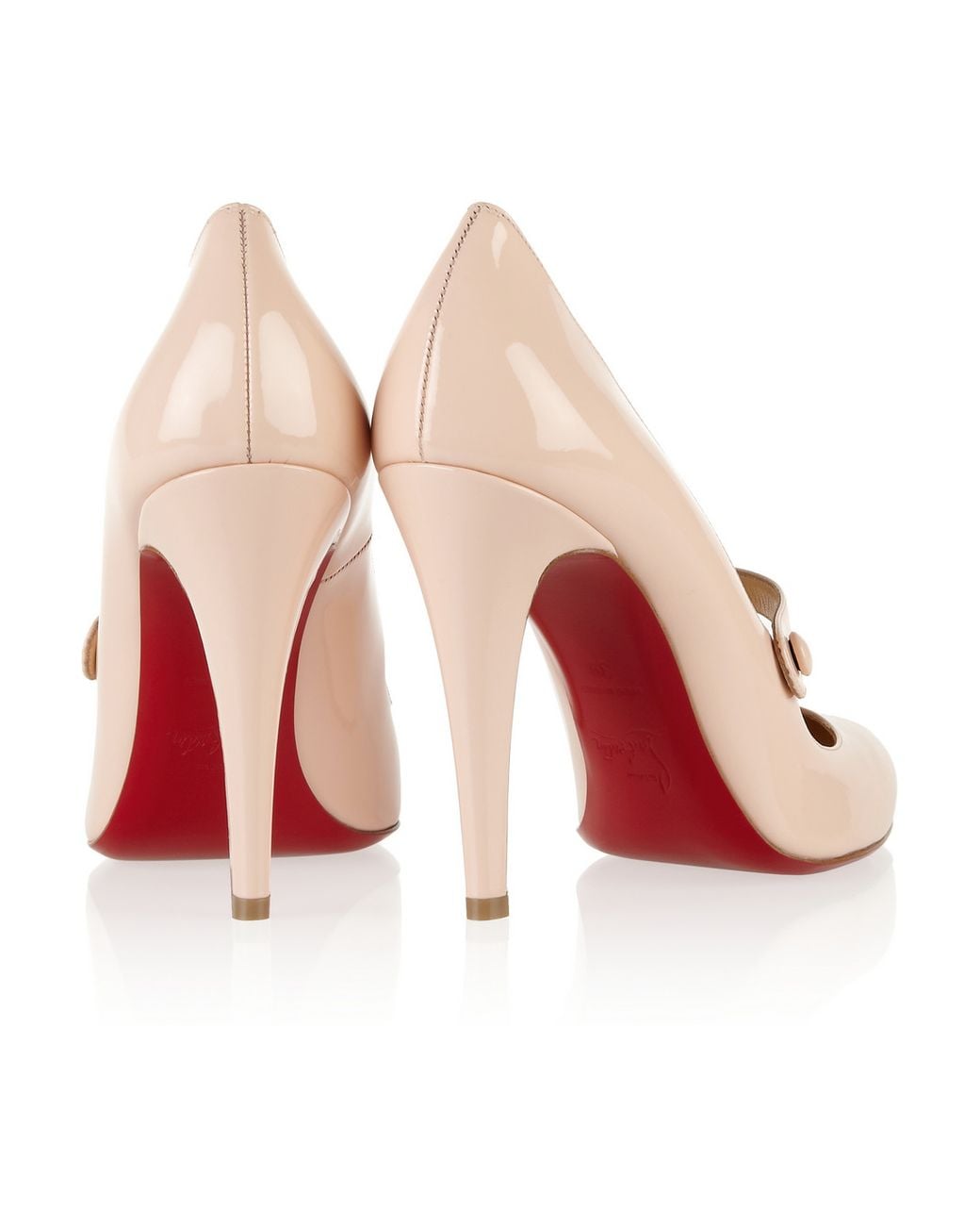 Christian Louboutin Charleen 100 Patent-Leather Mary Jane Pumps in