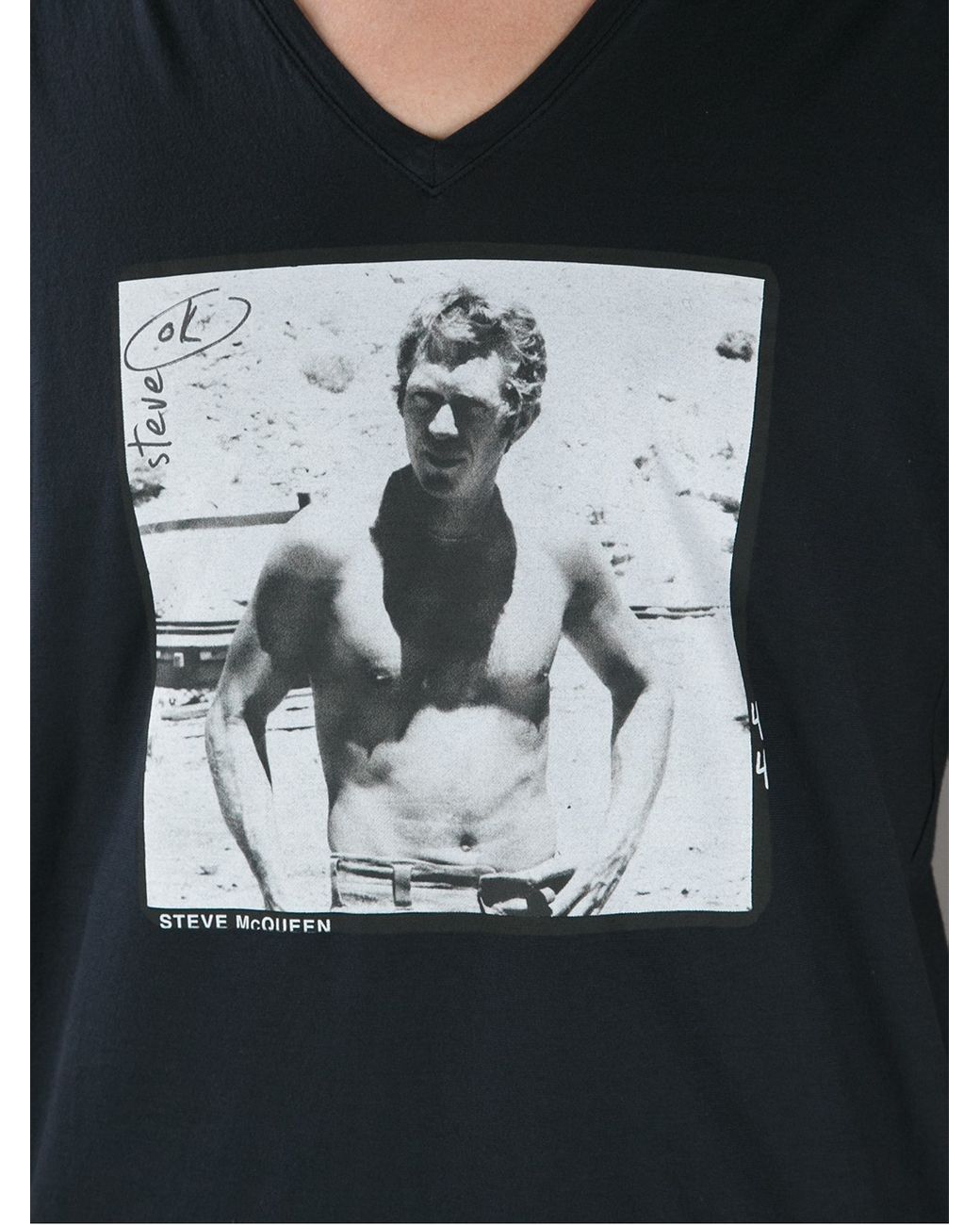 Dolce & Gabbana Steve Mcqueen Tshirt in Black for Men | Lyst