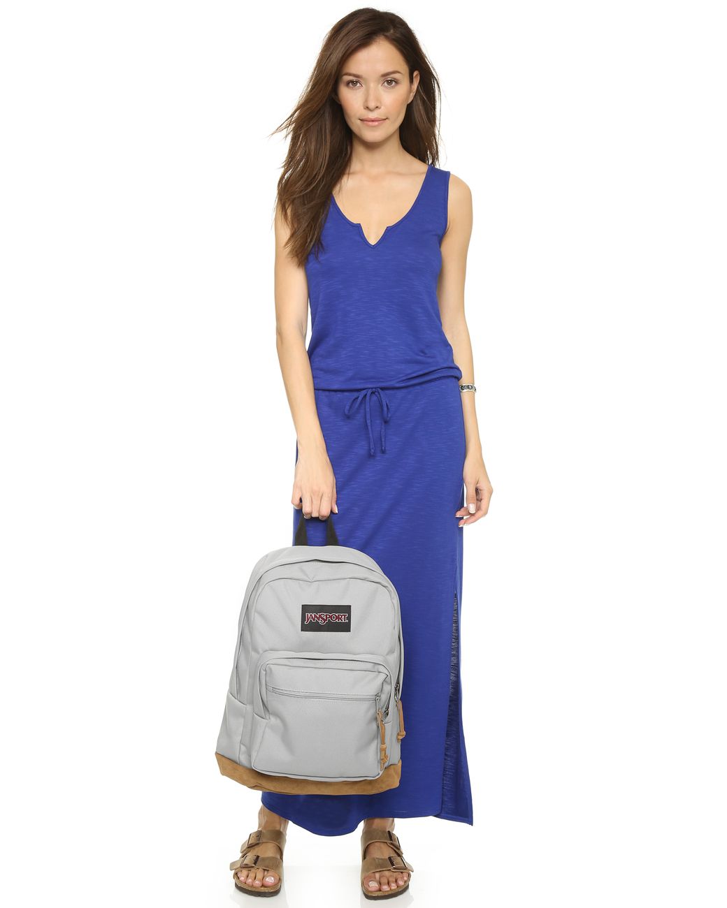 Jansport right pack grey cheap rabbit