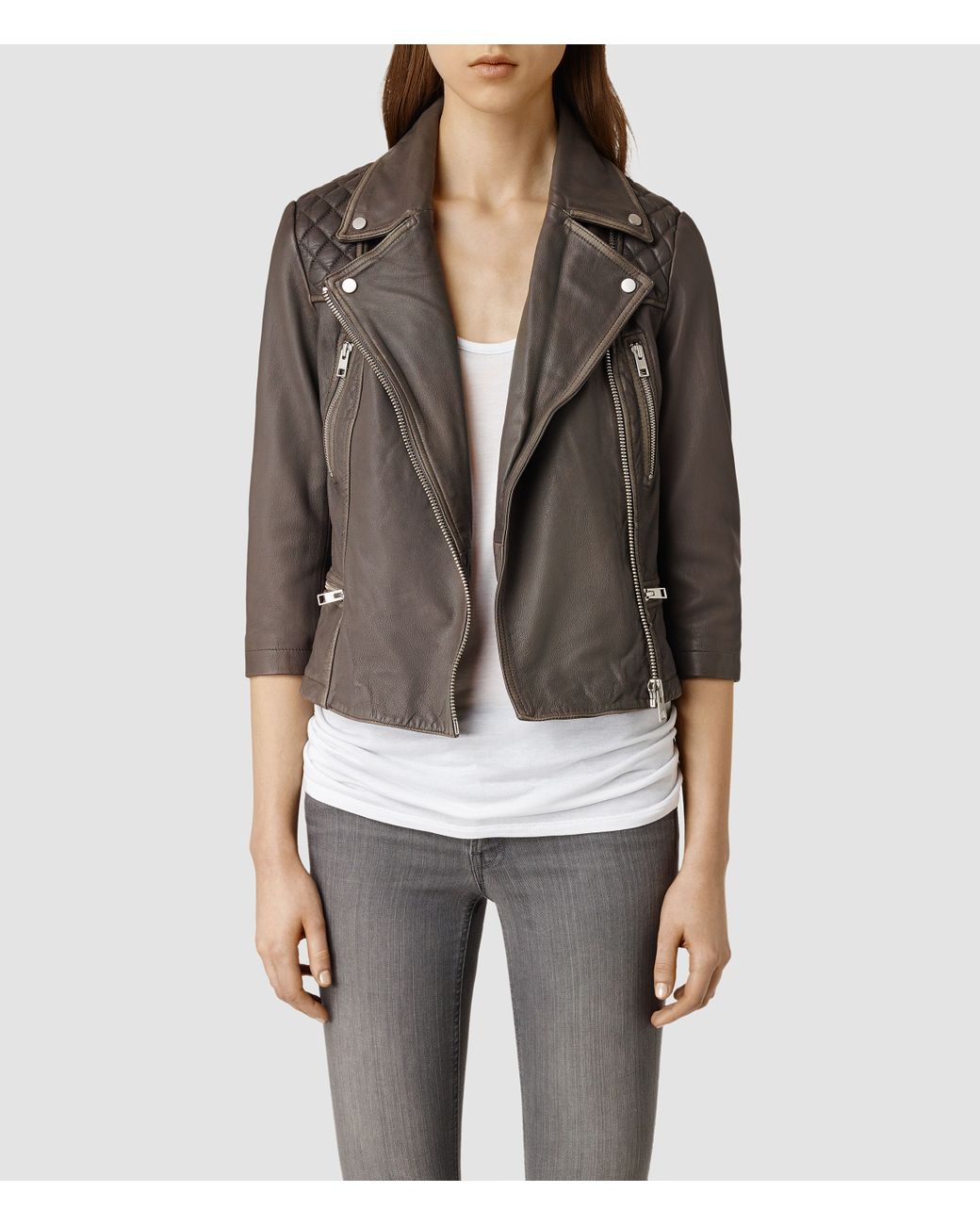 All saints top cargo biker jacket