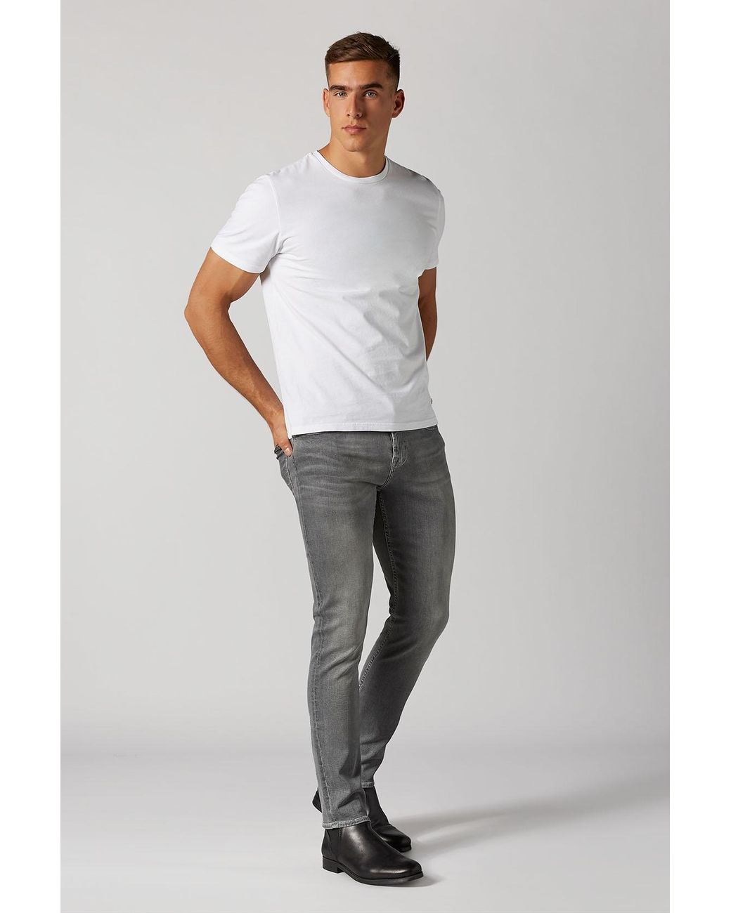 7 For All Mankind Chad Comfort Luxe Bercy in Grey for Men | Lyst Australia
