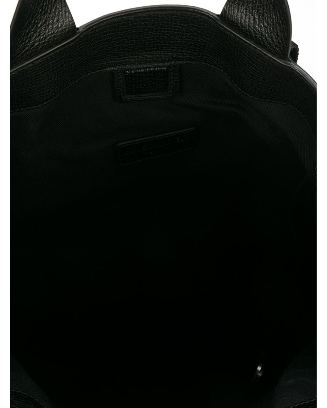 Jil Sander Leather Backpack in Black for Men | Lyst