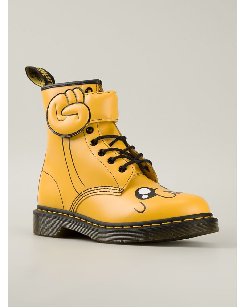 Dr. Martens Adventure Time X Dr.martens 'jake' Boots in Yellow | Lyst