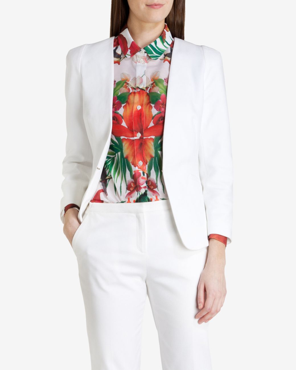 ted baker white suit