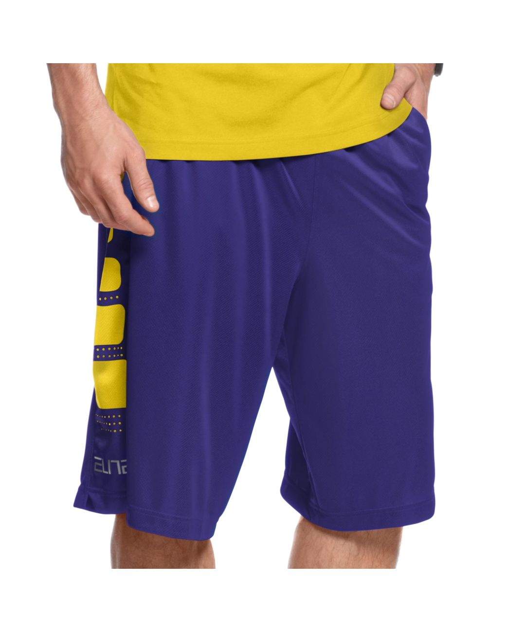 Nike Elite Stripe Basketball Shorts in Purple for Men | Lyst
