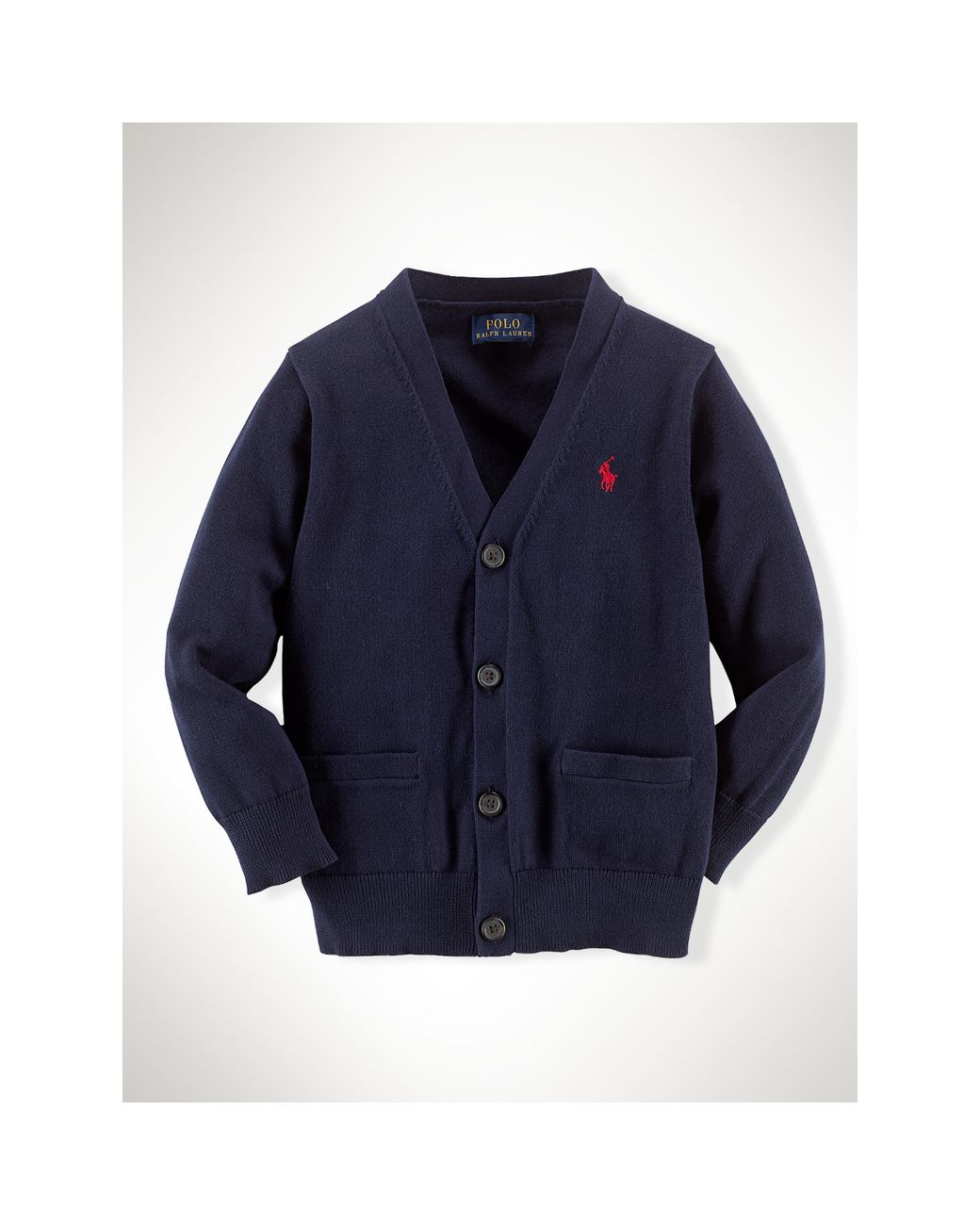 Ralph Lauren Suede-elbow-patch Cardigan 