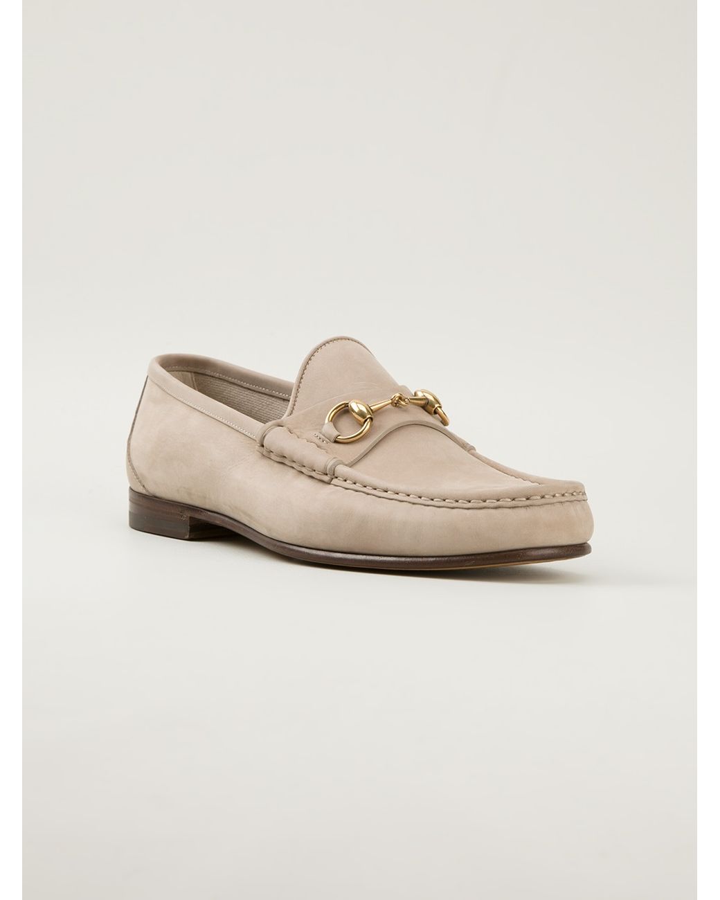 Gucci Driving Loafers in Natural for Men | Lyst