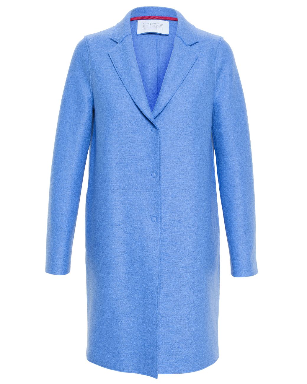 blue cocoon coat