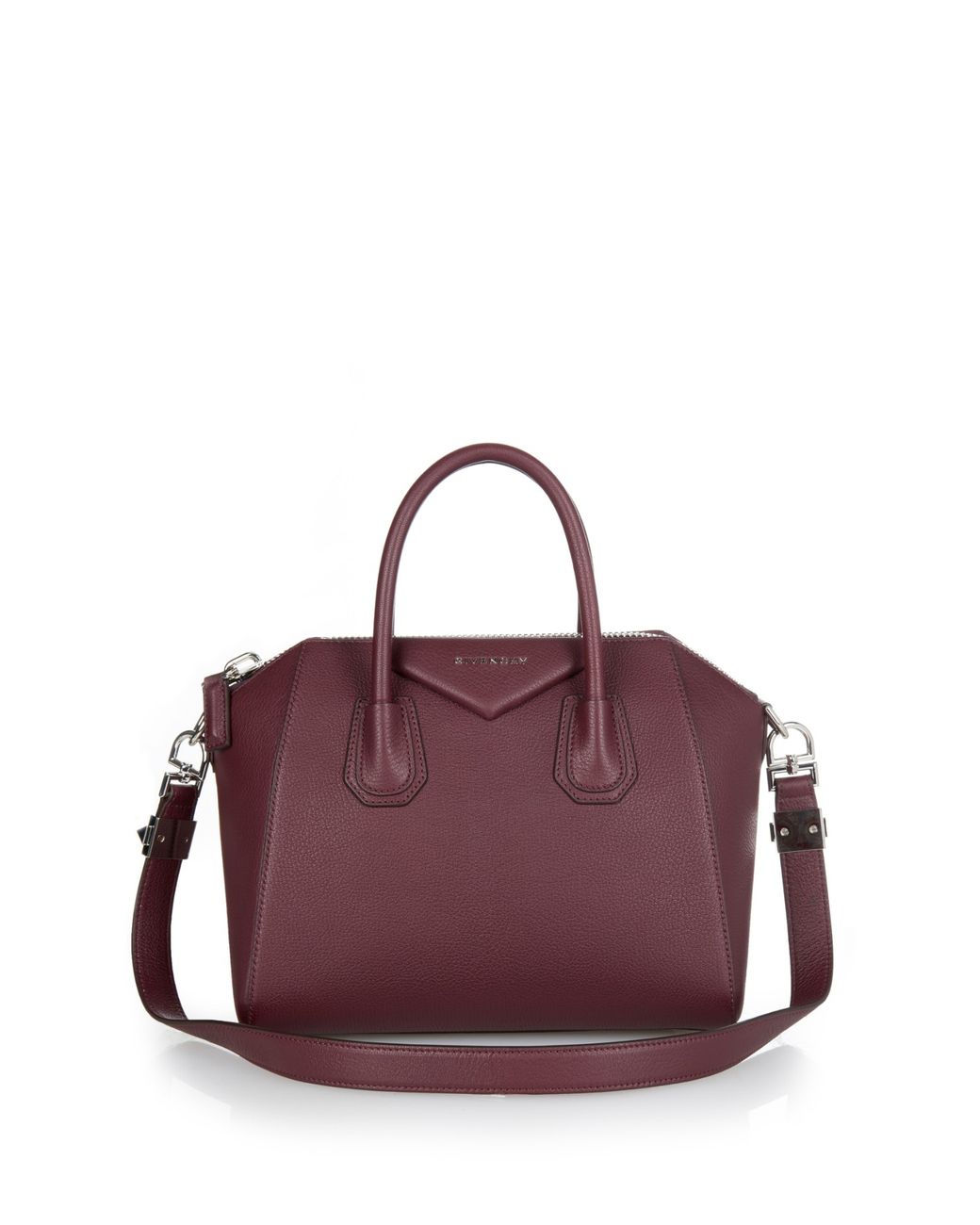 GIVENCHY Antigona mini leather-trimmed embroidered cotton-blend canvas tote