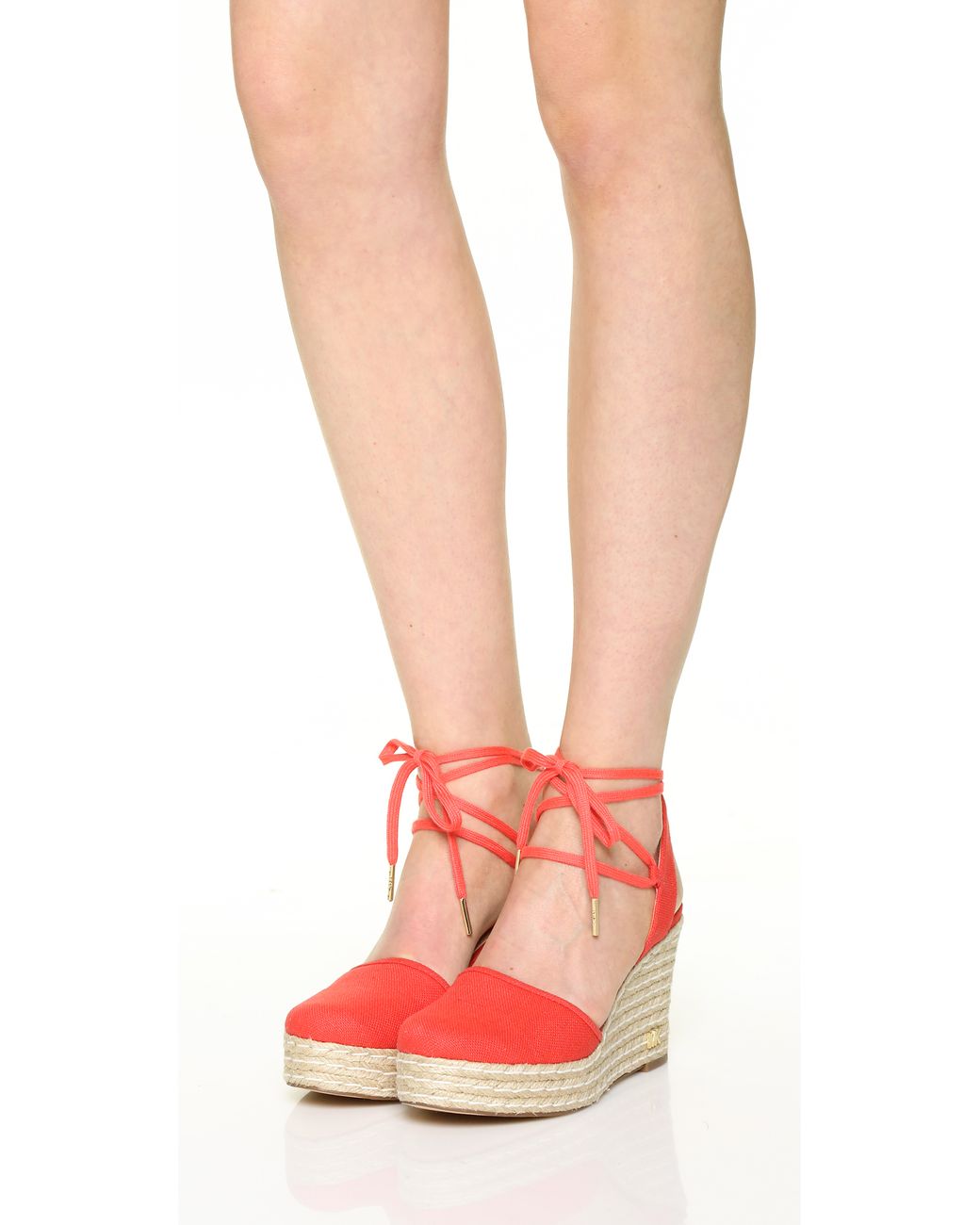 Michael kors online red wedges