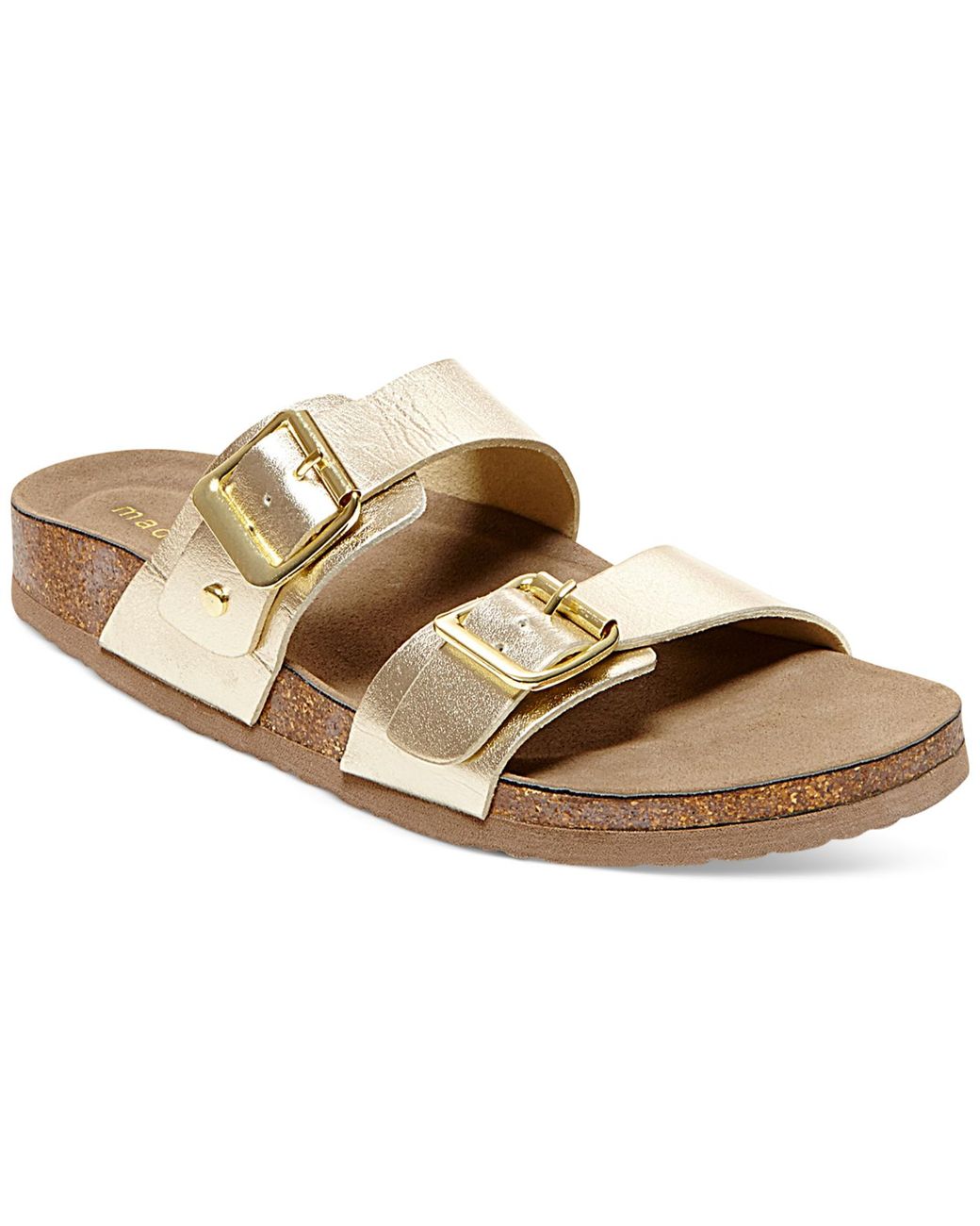 Madden Girl Brando Footbed Sandals in Metallic Lyst