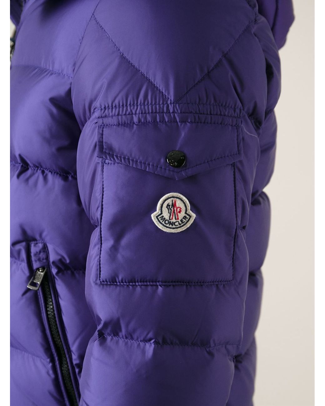 Moncler 'Maya' Padded Jacket in Purple for Men | Lyst