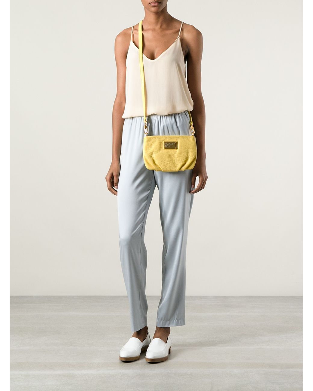 Marc By Marc Jacobs Classic Q Percy Crossbody Bag in Yellow | Lyst
