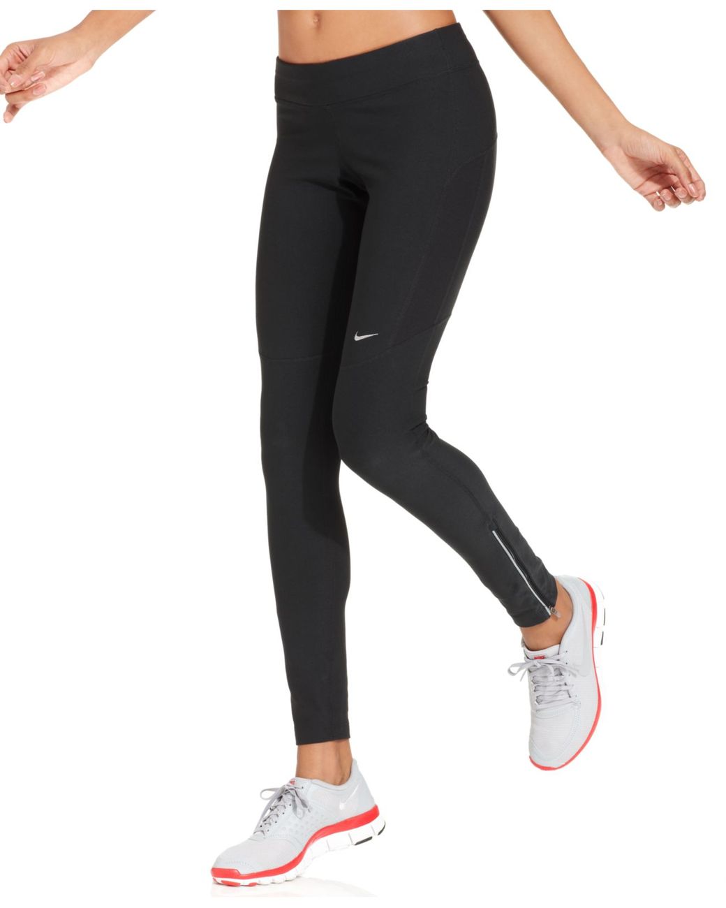 Nike Filament Dri-Fit Zippered Leggings in Black | Lyst
