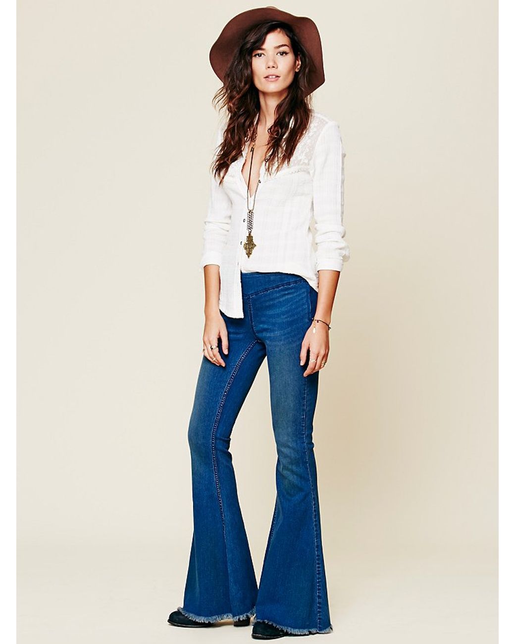 Free people super flare jeans store