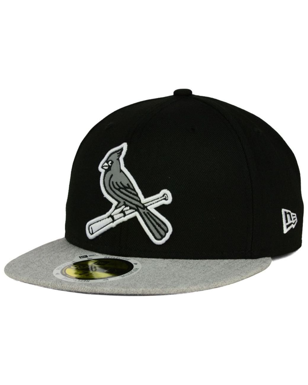 KTZ St. Louis Cardinals Night Reflective 59fifty Cap in Black/Gray (Black)  for Men | Lyst