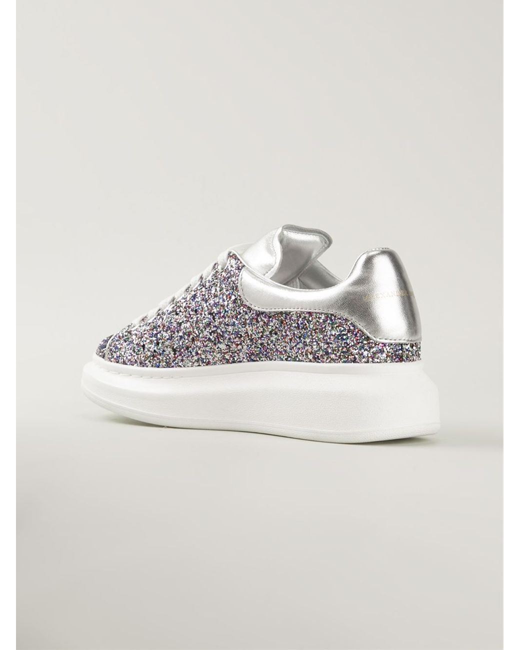 alexander mcqueen rainbow glitter