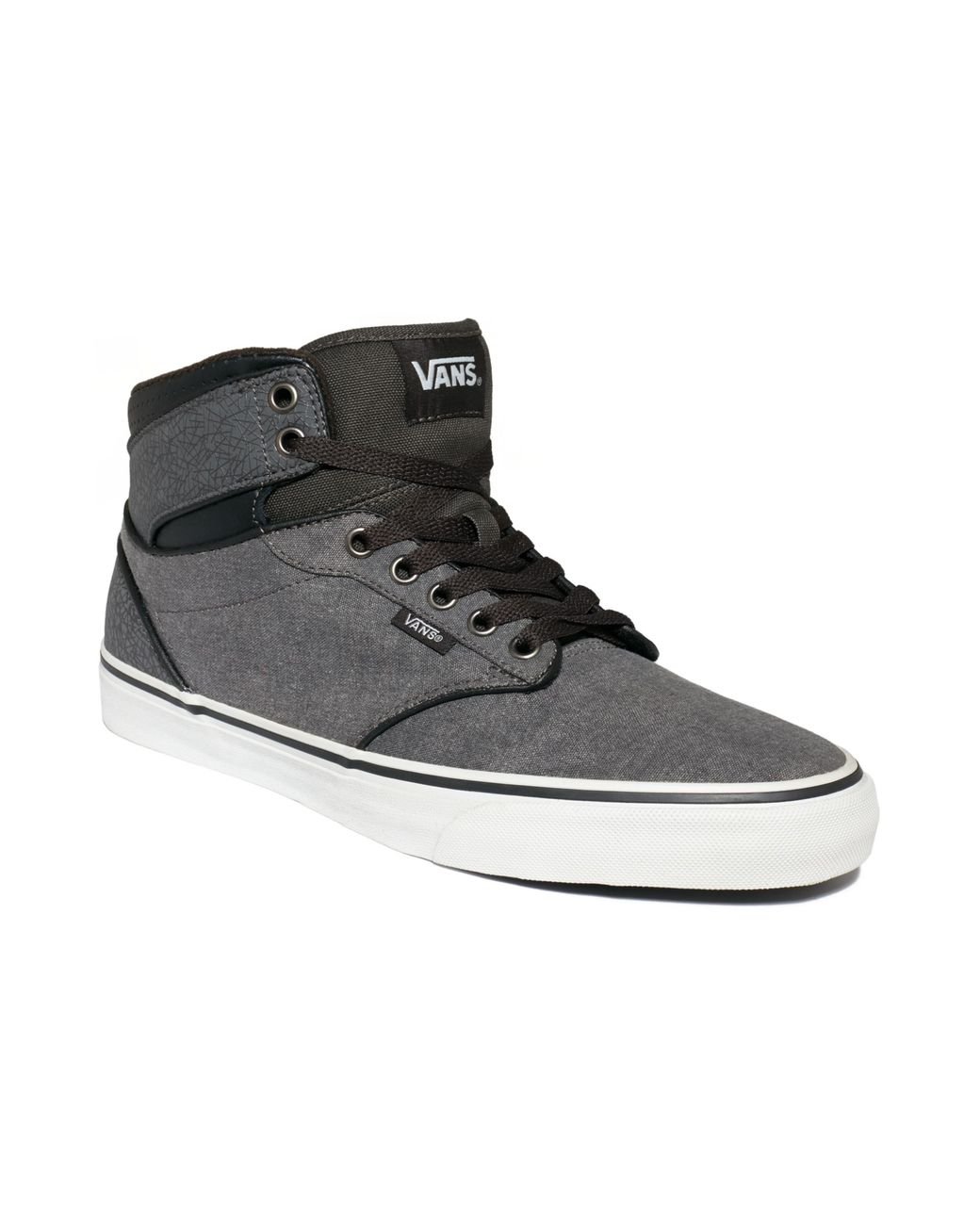 Vans Atwood Hi Sneakers in Gray for Men | Lyst