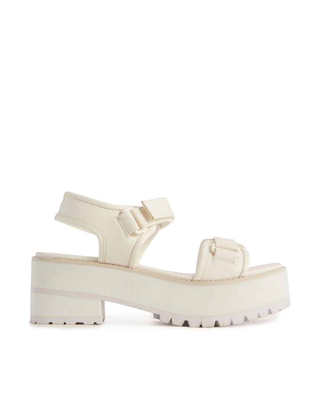 ASOS Fear Chunky Sandals in White | Lyst