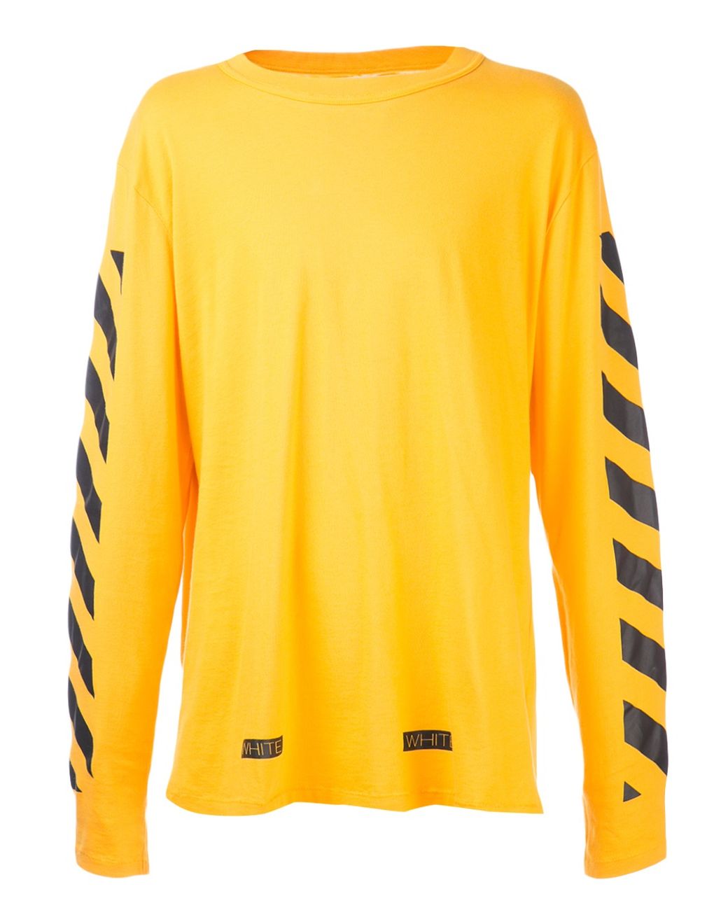 Off-White c/o Virgil Abloh Long Sleeve T-Shirt in Yellow for Men | Lyst