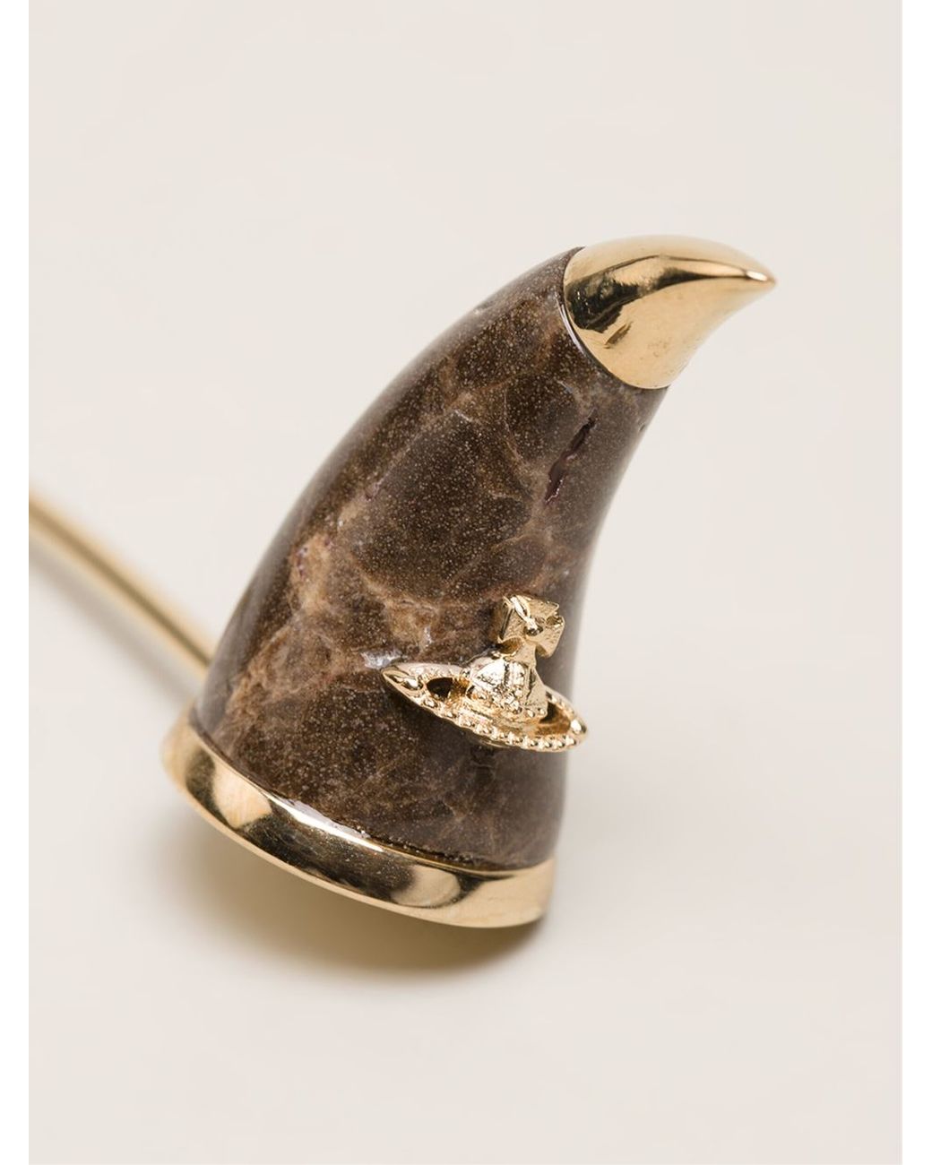 Vivienne Westwood Gemstone Horn Tiara in Metallic | Lyst