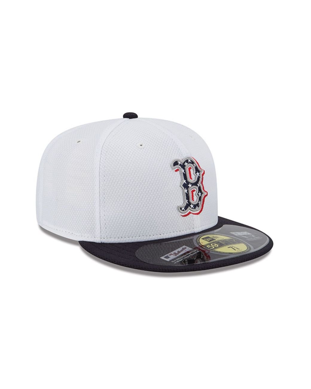 KTZ Boston Red Sox Mlb White And Black 59fifty Cap for Men