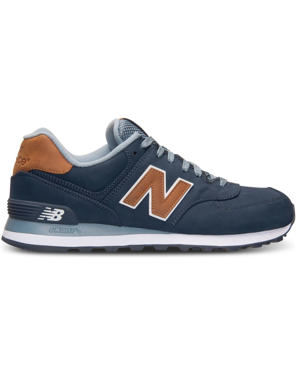 New Balance Men's 574 Casual Sneakers From Finish Line in Gray for Men ...