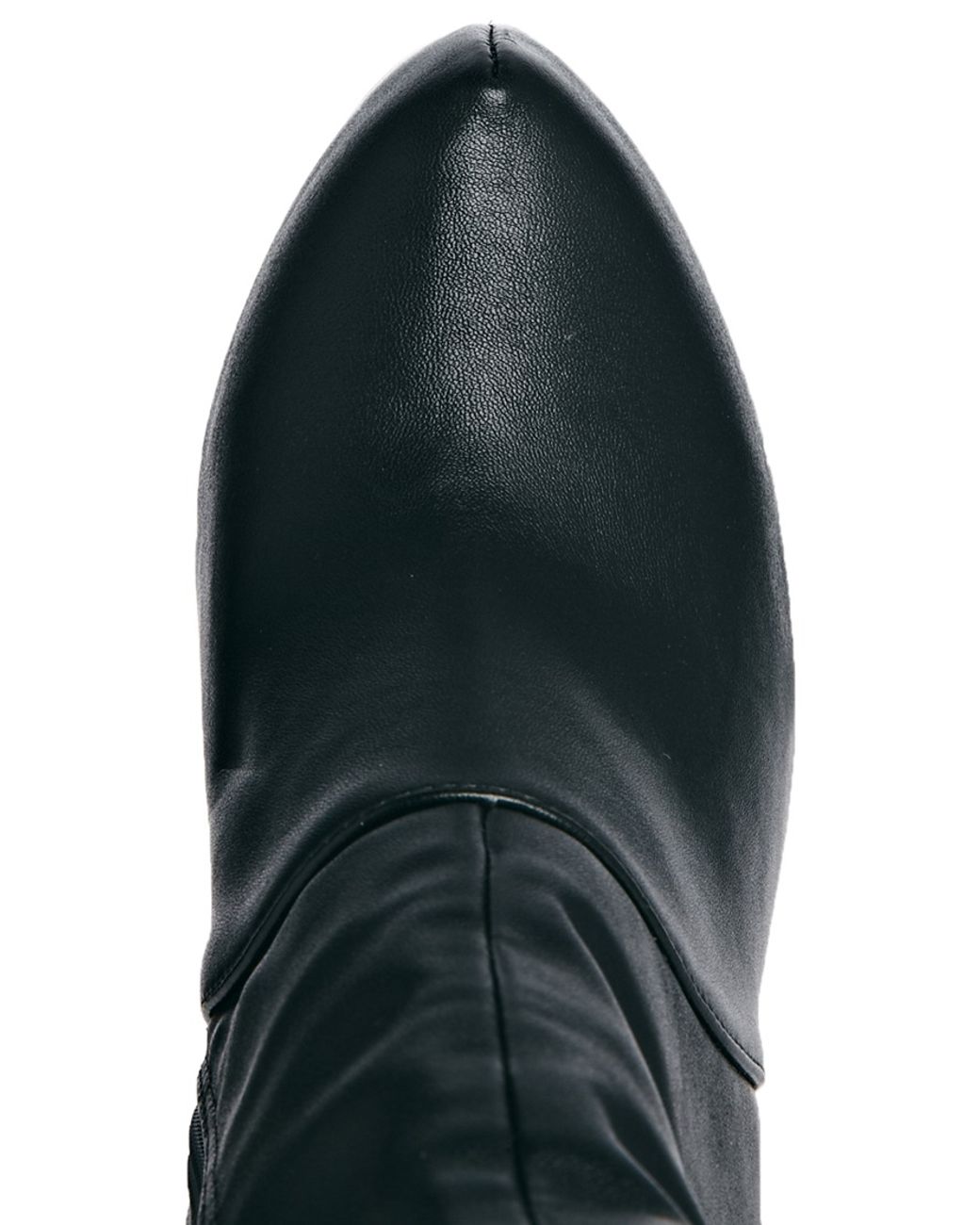 Steve Madden Highting Black Leather Platform Knee Boots | Lyst