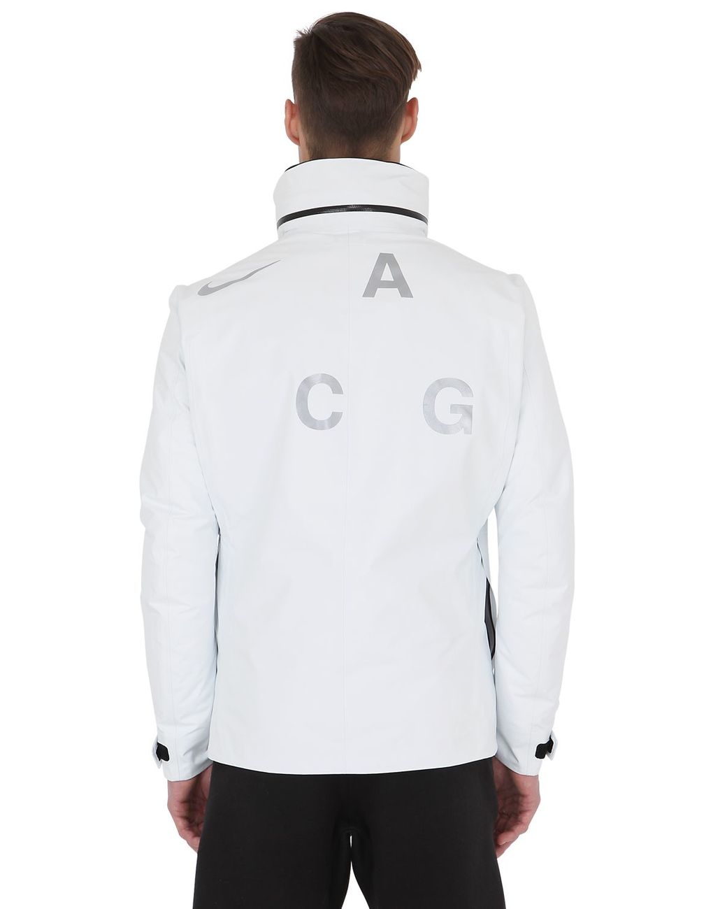 Nike Acg Gore-tex 2 In 1 System Shell Jacket in White for Men | Lyst