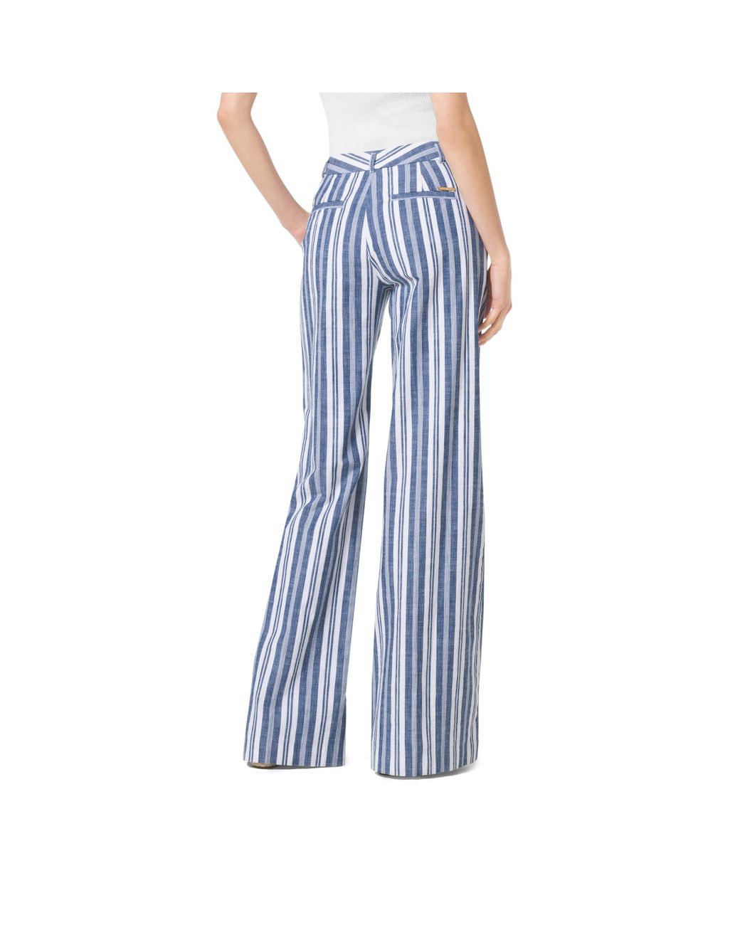 Michael kors striped pants sale