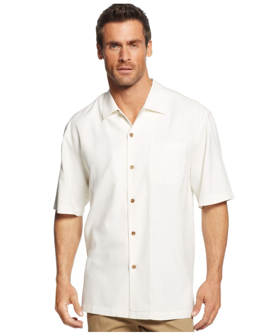 Tommy Bahama Tequila Mocking Parrot Silk Shirt in White for Men