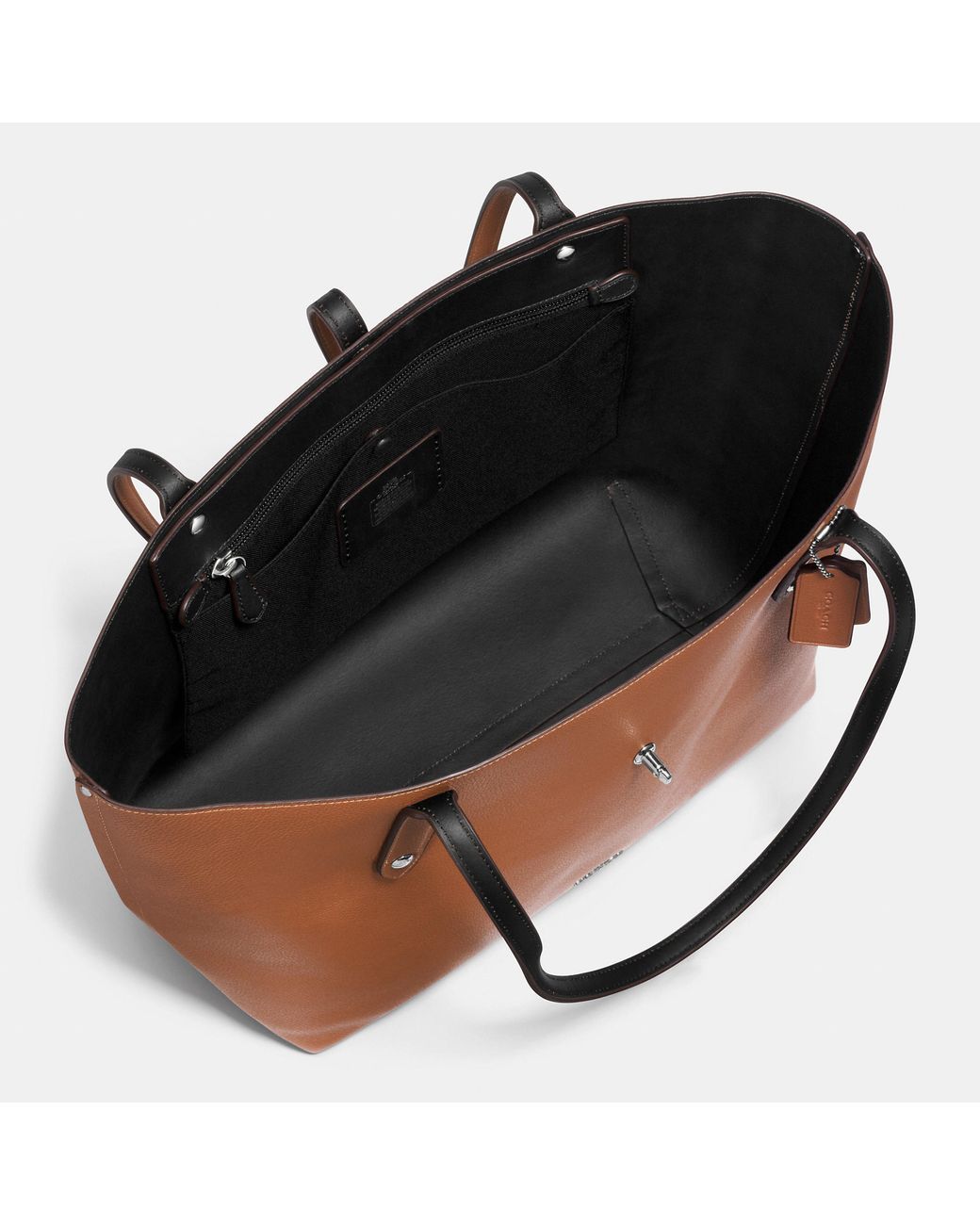 Refined pebble shop leather