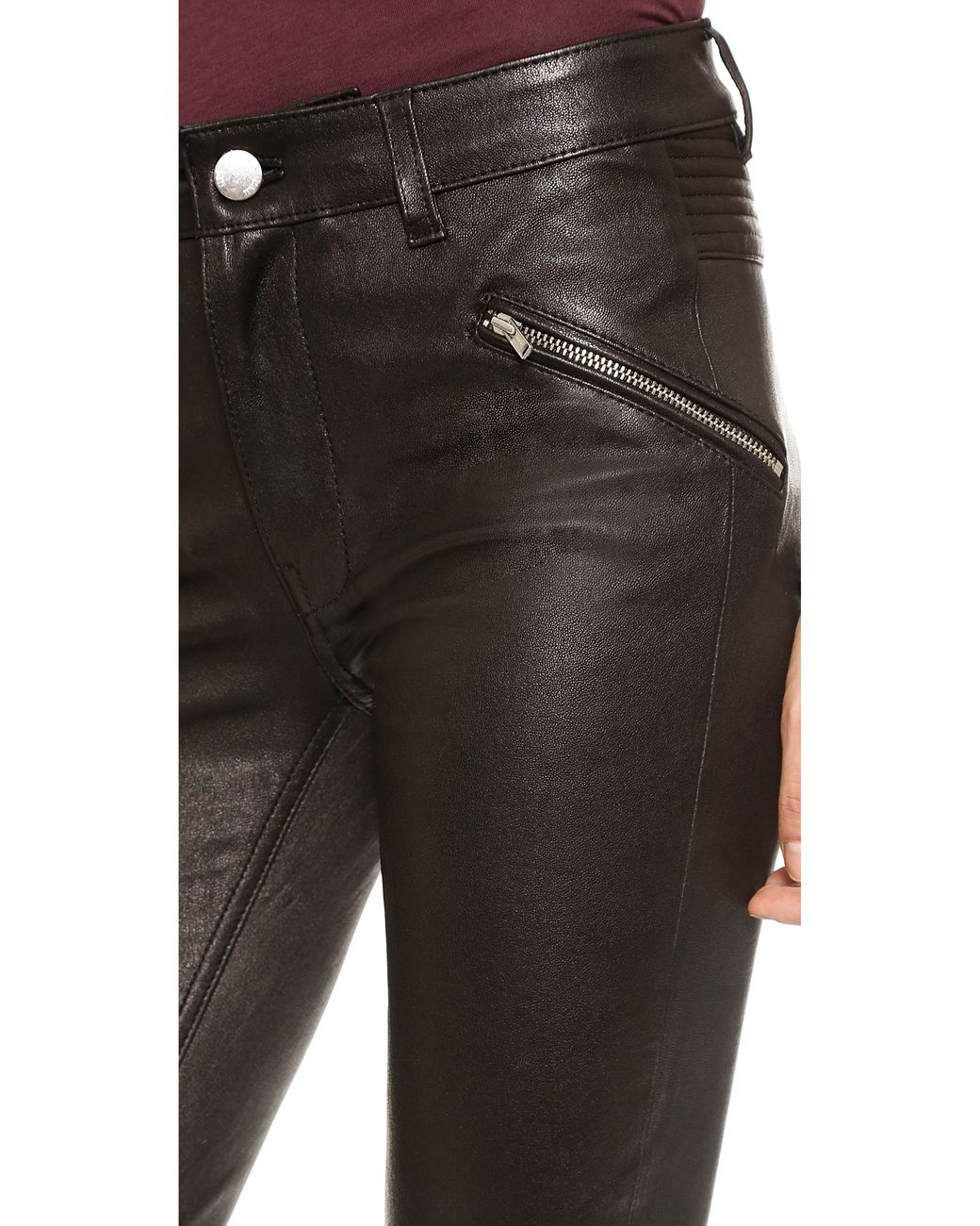 Bikerstyle Leather Trousers in | Lyst Canada