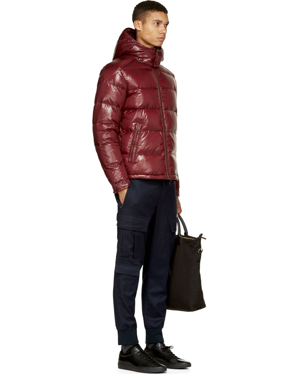 Moncler Burgundy Quilted Down Maya Jacket in Purple for Men | Lyst