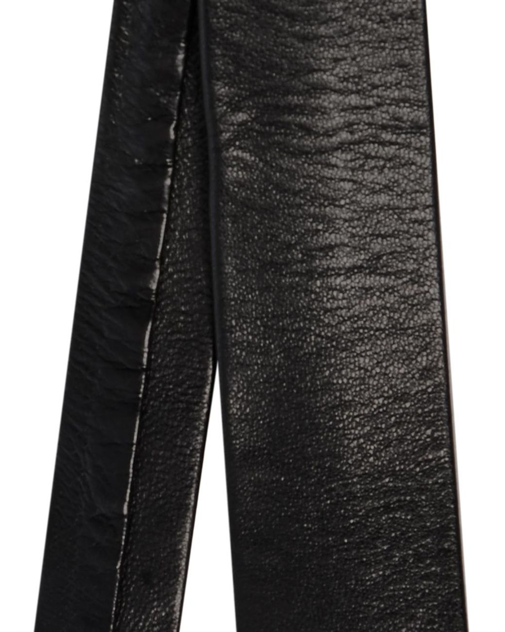 Saint Laurent Leather Skinny Tie in Black for Men | Lyst