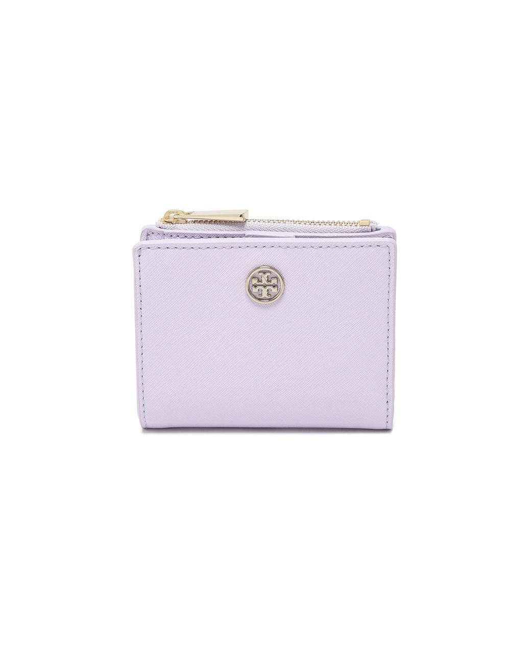 Tory Burch Robinson Mini Wallet - Iceberg in Purple | Lyst