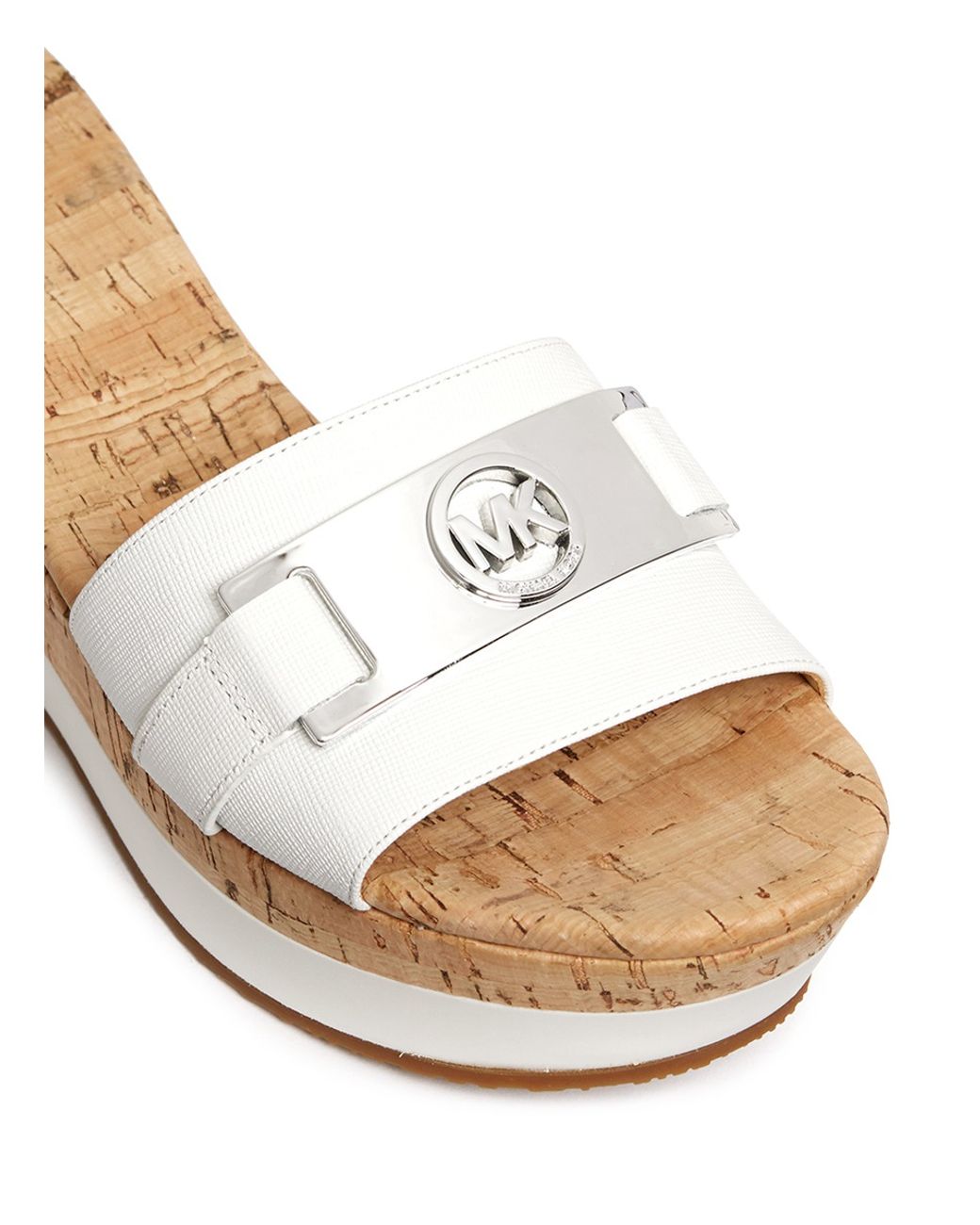 Michael michael kors warren hotsell cork platform wedge sandals