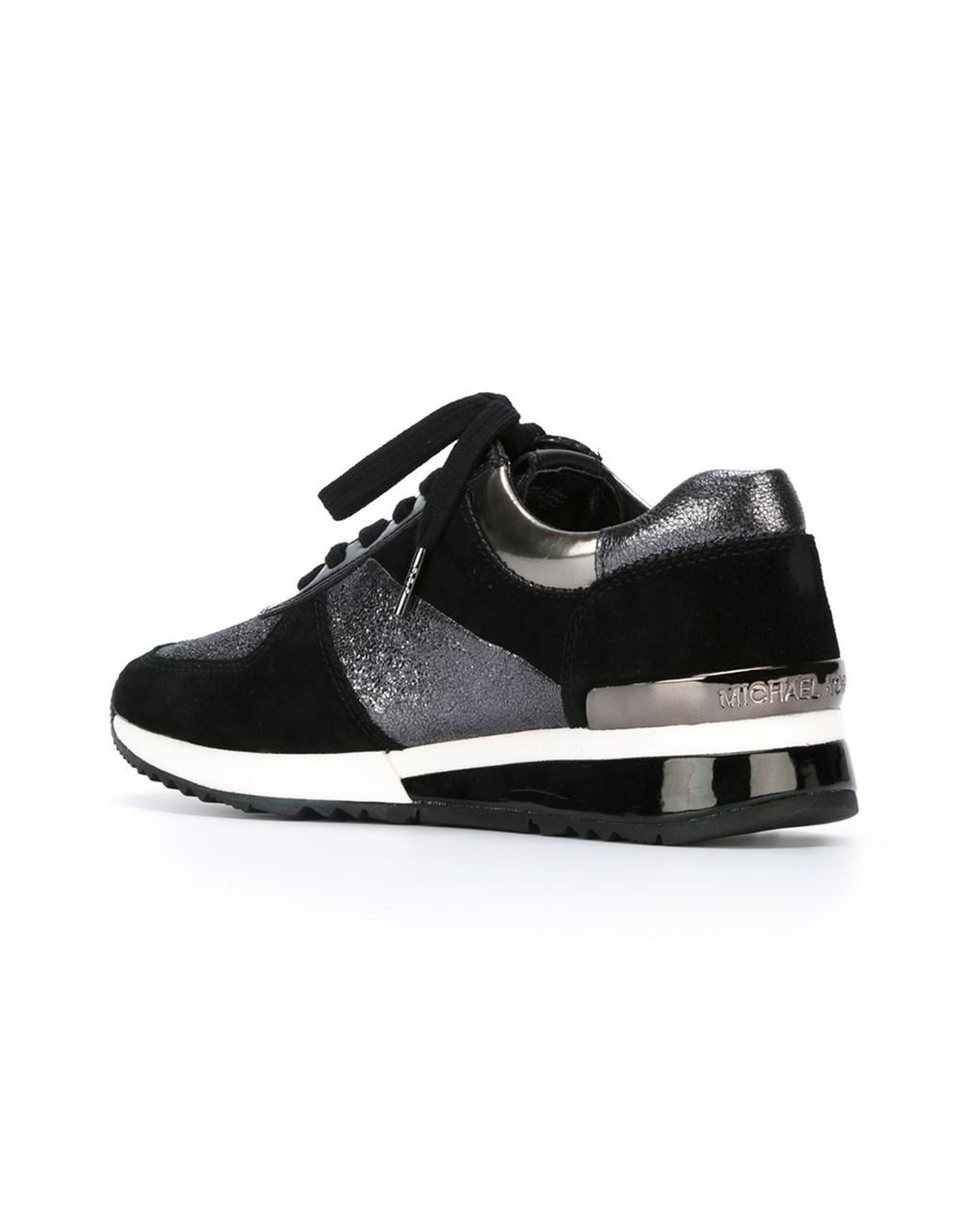 MICHAEL Michael Kors Panelled Sneakers in Black | Lyst