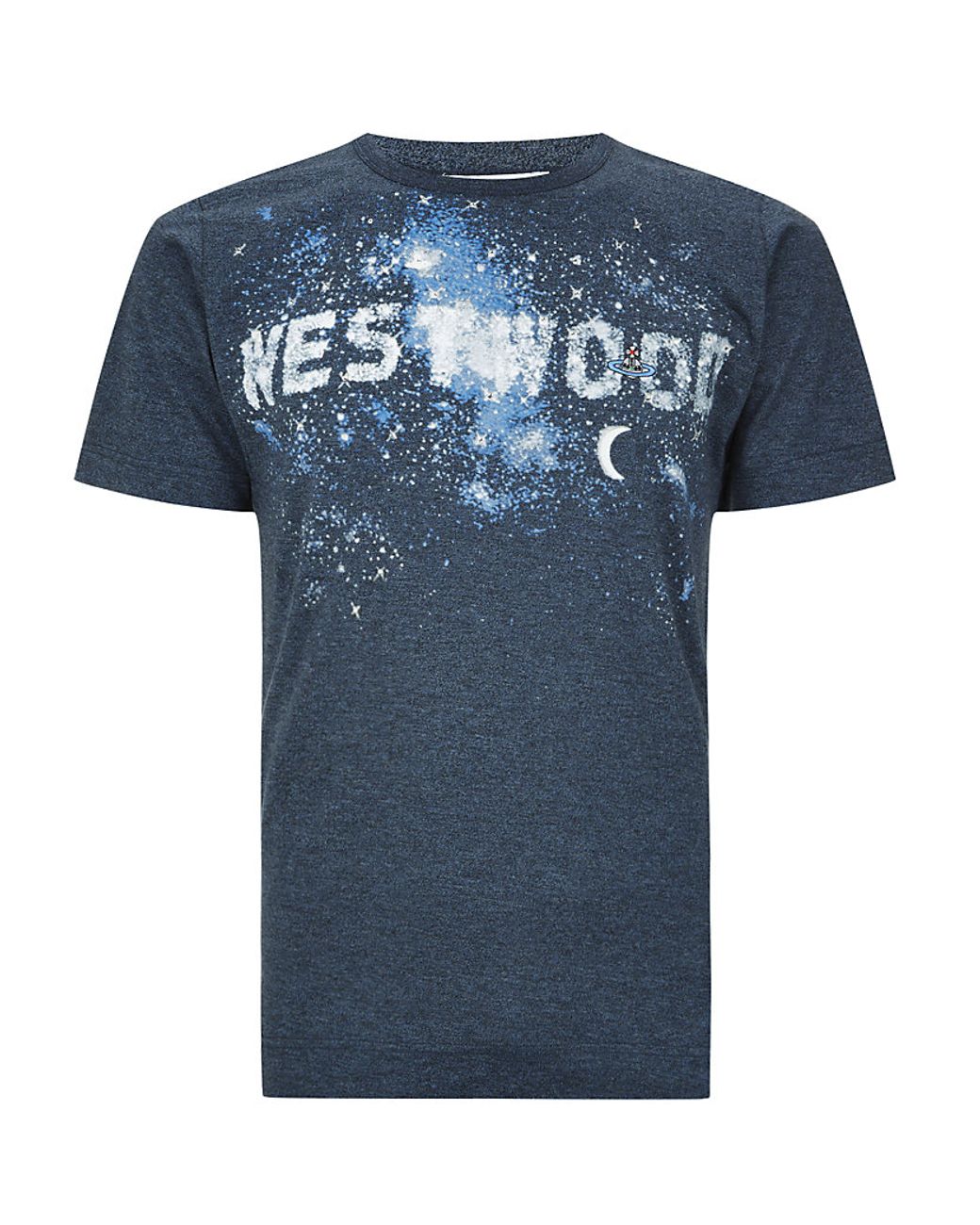 Vivienne Westwood Westwood Hollywood Glitter Tshirt in Blue for 