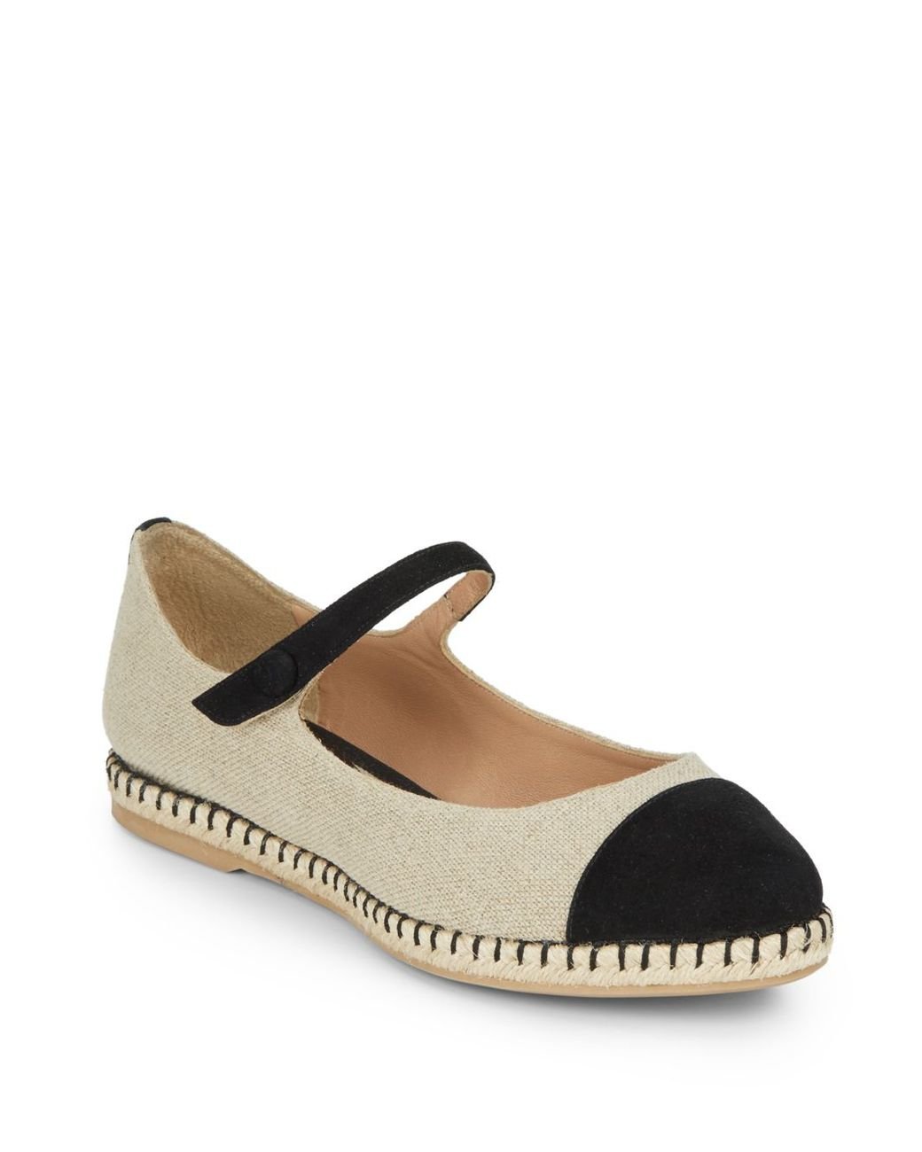 Tabitha Simmons Neely Mary Jane Espadrilles in Natural | Lyst